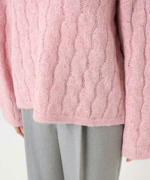 Maison de CINQ / メゾン ドゥ サンク ニット・セーター | 【小さいサイズ】スパンコールラメ入りニット/洗える | 詳細14