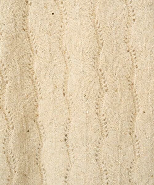Maison de CINQ / メゾン ドゥ サンク ニット・セーター | 【小さいサイズ】スパンコールラメ入りニット/洗える | 詳細16