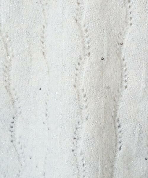 Maison de CINQ / メゾン ドゥ サンク ニット・セーター | 【小さいサイズ】スパンコールラメ入りニット/洗える | 詳細17