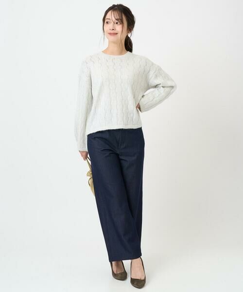 Maison de CINQ / メゾン ドゥ サンク ニット・セーター | 【小さいサイズ】スパンコールラメ入りニット/洗える | 詳細21