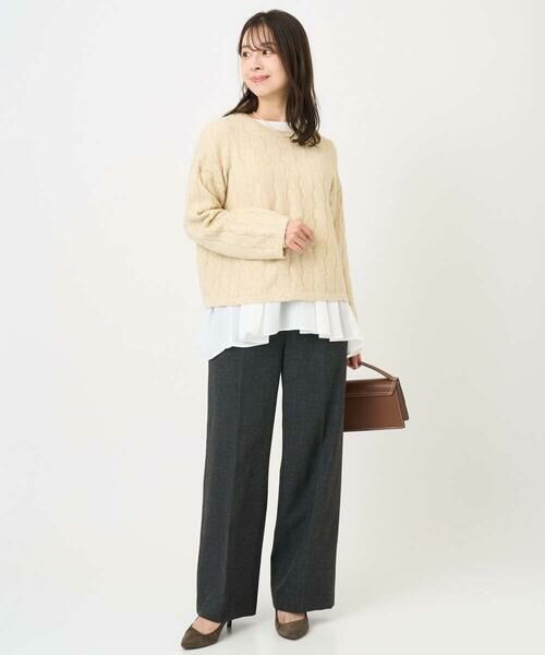 Maison de CINQ / メゾン ドゥ サンク ニット・セーター | 【小さいサイズ】スパンコールラメ入りニット/洗える | 詳細25