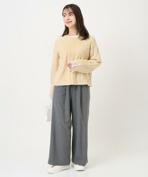 Maison de CINQ / メゾン ドゥ サンク ニット・セーター | 【小さいサイズ】スパンコールラメ入りニット/洗える | 詳細27