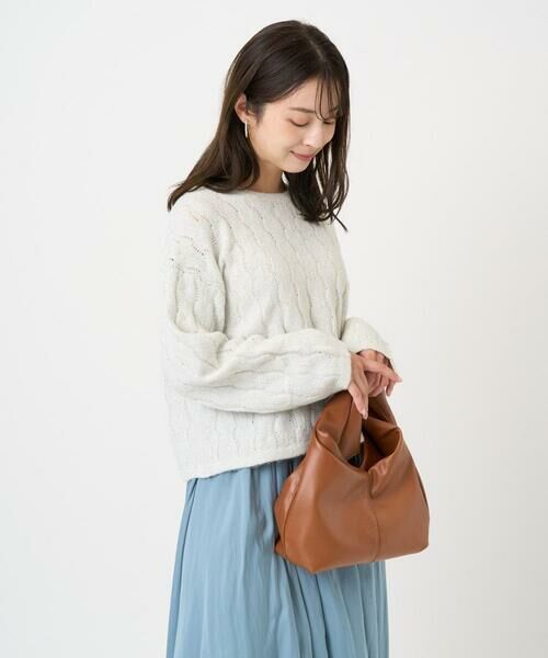 Maison de CINQ / メゾン ドゥ サンク ニット・セーター | 【小さいサイズ】スパンコールラメ入りニット/洗える | 詳細3