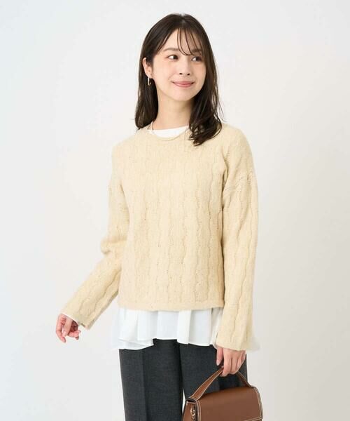 Maison de CINQ / メゾン ドゥ サンク ニット・セーター | 【小さいサイズ】スパンコールラメ入りニット/洗える | 詳細6