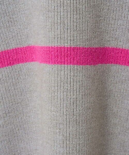 Maison de CINQ / メゾン ドゥ サンク ニット・セーター | 【小さいサイズ】配色ライン片畦編みニット/洗える | 詳細14