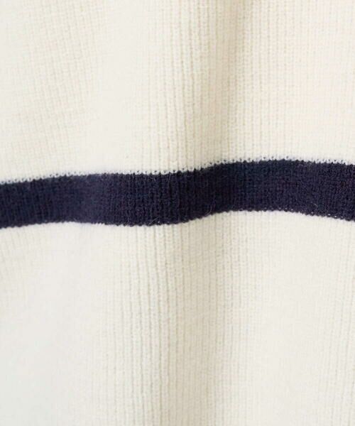 Maison de CINQ / メゾン ドゥ サンク ニット・セーター | 【小さいサイズ】配色ライン片畦編みニット/洗える | 詳細15
