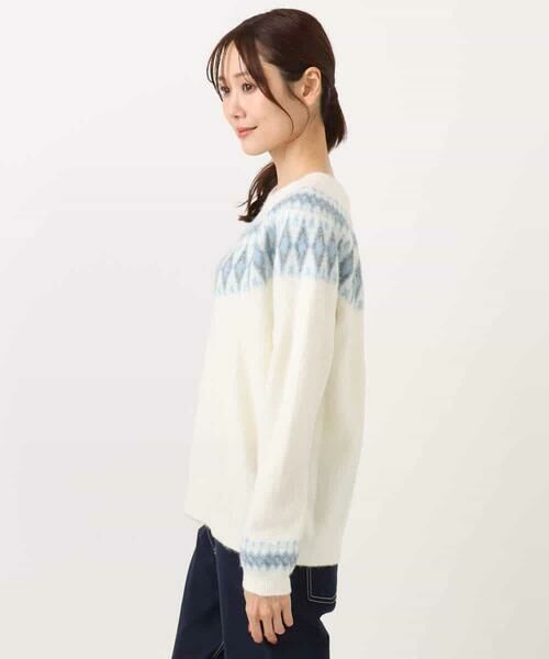 Maison de CINQ / メゾン ドゥ サンク ニット・セーター | 【小さいサイズ】ノルディック柄ニット/洗える | 詳細19