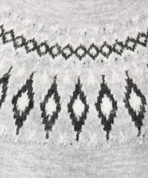 Maison de CINQ / メゾン ドゥ サンク ニット・セーター | 【小さいサイズ】ノルディック柄ニット/洗える | 詳細26