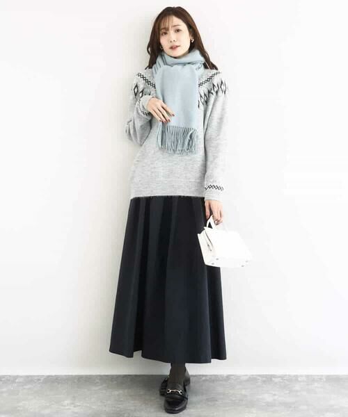 Maison de CINQ / メゾン ドゥ サンク ニット・セーター | 【小さいサイズ】ノルディック柄ニット/洗える | 詳細6