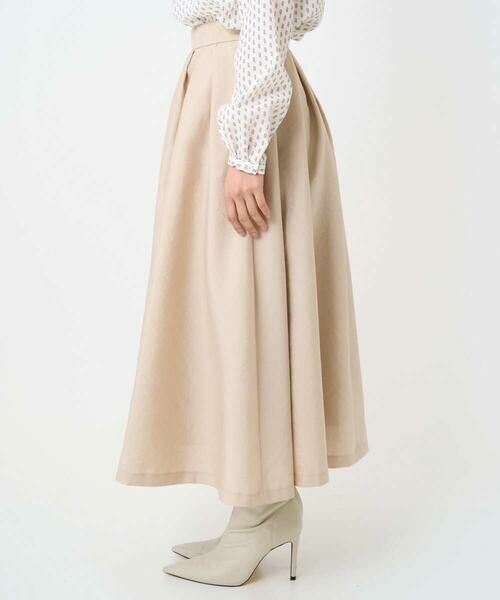 Maison de CINQ / メゾン ドゥ サンク ロング・マキシ丈スカート | 【小さいサイズ】ヴィンテージ加工タックギャザースカート/洗える | 詳細18