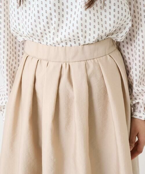 Maison de CINQ / メゾン ドゥ サンク ロング・マキシ丈スカート | 【小さいサイズ】ヴィンテージ加工タックギャザースカート/洗える | 詳細20