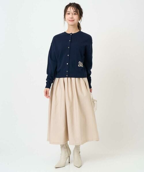 Maison de CINQ / メゾン ドゥ サンク ロング・マキシ丈スカート | 【小さいサイズ】ヴィンテージ加工タックギャザースカート/洗える | 詳細8