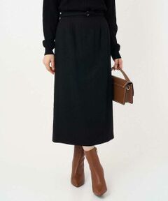 Maison de CINQ / メゾン ドゥ サンク ロング・マキシ丈スカート | 【小さいサイズ】ループネップツイードIラインスカート/洗える