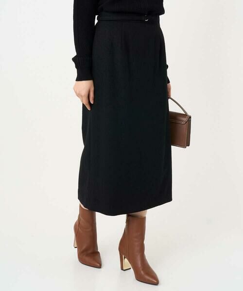 Maison de CINQ / メゾン ドゥ サンク ロング・マキシ丈スカート | 【小さいサイズ】ループネップツイードIラインスカート/洗える | 詳細1