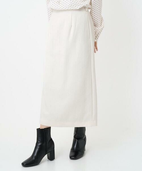 Maison de CINQ / メゾン ドゥ サンク ロング・マキシ丈スカート | 【小さいサイズ】ループネップツイードIラインスカート/洗える | 詳細3