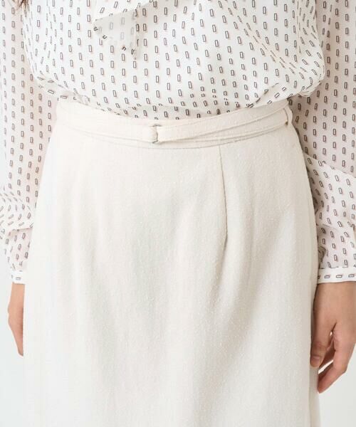 Maison de CINQ / メゾン ドゥ サンク ロング・マキシ丈スカート | 【小さいサイズ】ループネップツイードIラインスカート/洗える | 詳細7