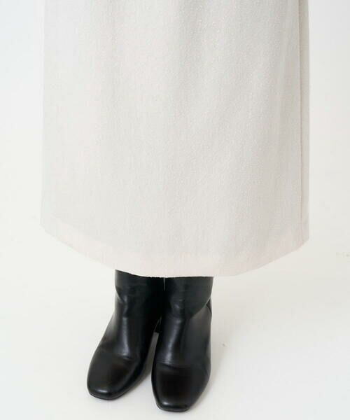 Maison de CINQ / メゾン ドゥ サンク ロング・マキシ丈スカート | 【小さいサイズ】ループネップツイードIラインスカート/洗える | 詳細9