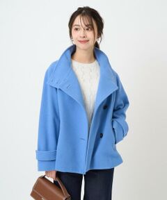 Maison de CINQ / メゾン ドゥ サンク その他アウター | 【小さいサイズ】エアリアルウール スタンドカラーショートコート