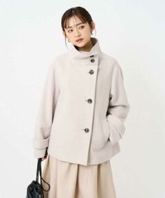 Maison de CINQ / メゾン ドゥ サンク その他アウター | 【小さいサイズ】エアリアルウール スタンドカラーショートコート