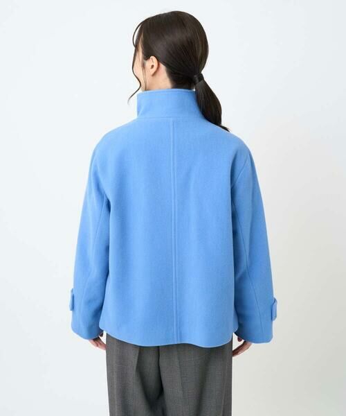 Maison de CINQ / メゾン ドゥ サンク その他アウター | 【小さいサイズ】エアリアルウール スタンドカラーショートコート | 詳細13