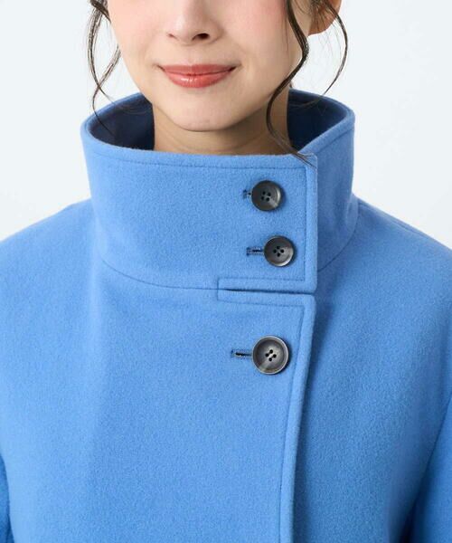 Maison de CINQ / メゾン ドゥ サンク その他アウター | 【小さいサイズ】エアリアルウール スタンドカラーショートコート | 詳細14