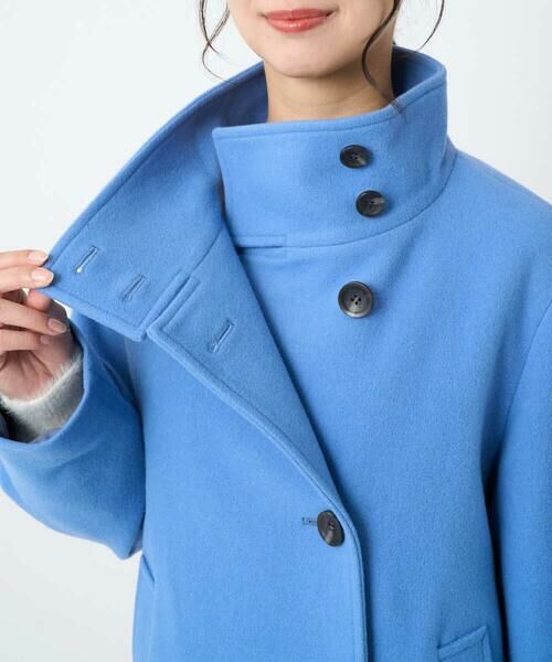 Maison de CINQ / メゾン ドゥ サンク その他アウター | 【小さいサイズ】エアリアルウール スタンドカラーショートコート | 詳細18
