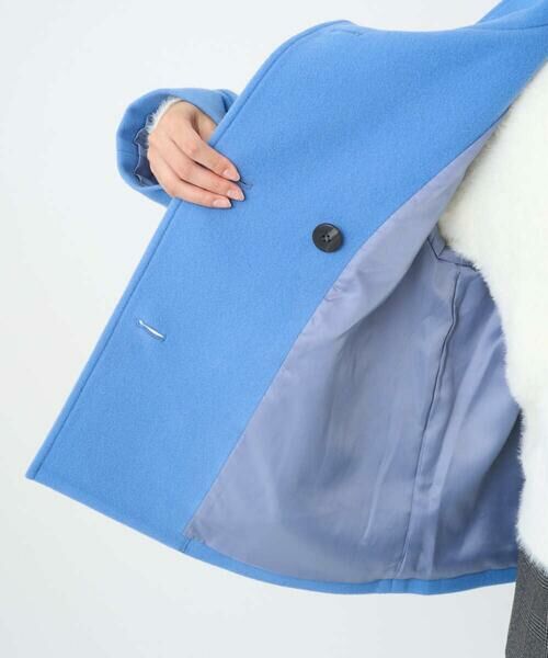 Maison de CINQ / メゾン ドゥ サンク その他アウター | 【小さいサイズ】エアリアルウール スタンドカラーショートコート | 詳細19