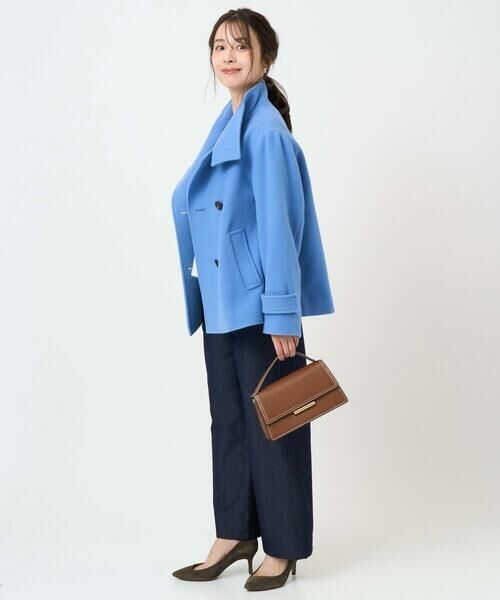 Maison de CINQ / メゾン ドゥ サンク その他アウター | 【小さいサイズ】エアリアルウール スタンドカラーショートコート | 詳細28