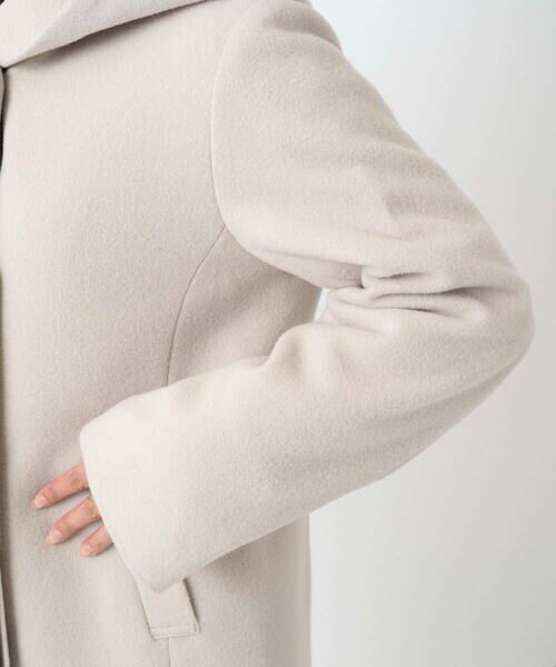 Maison de CINQ / メゾン ドゥ サンク その他アウター | 【小さいサイズ】エアリアルウール ミドル丈フーデットコート | 詳細10