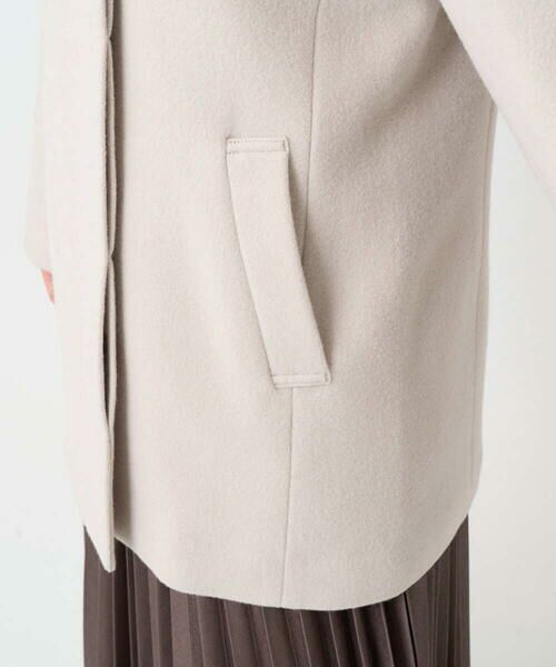 Maison de CINQ / メゾン ドゥ サンク その他アウター | 【小さいサイズ】エアリアルウール ミドル丈フーデットコート | 詳細12