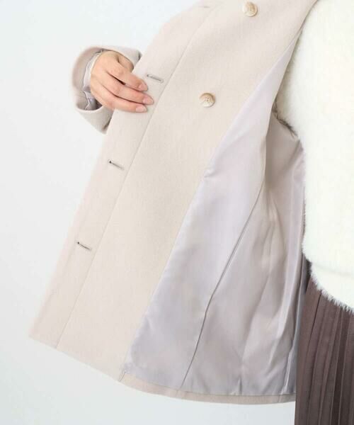 Maison de CINQ / メゾン ドゥ サンク その他アウター | 【小さいサイズ】エアリアルウール ミドル丈フーデットコート | 詳細13