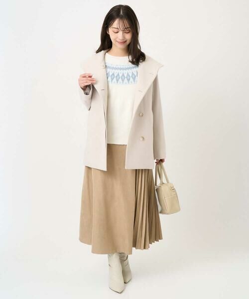 Maison de CINQ / メゾン ドゥ サンク その他アウター | 【小さいサイズ】エアリアルウール ミドル丈フーデットコート | 詳細21