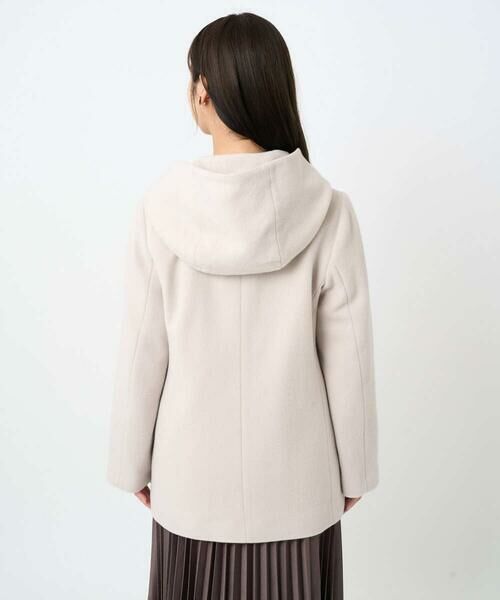 Maison de CINQ / メゾン ドゥ サンク その他アウター | 【小さいサイズ】エアリアルウール ミドル丈フーデットコート | 詳細8