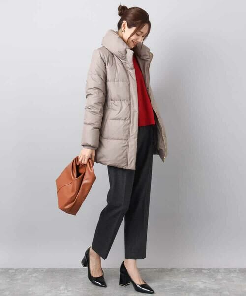 Maison de CINQ / メゾン ドゥ サンク チノ・ワークパンツ | 【小さいサイズ】ツイード調両面起毛テーパードパンツ/洗える | 詳細15