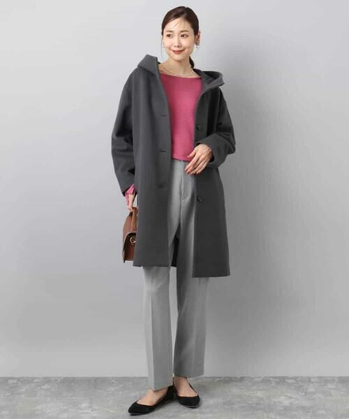 Maison de CINQ / メゾン ドゥ サンク チノ・ワークパンツ | 【小さいサイズ】ツイード調両面起毛テーパードパンツ/洗える | 詳細22