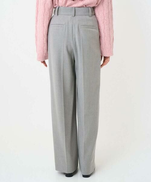 Maison de CINQ / メゾン ドゥ サンク チノ・ワークパンツ | 【小さいサイズ】ツイード調両面起毛ワイドパンツ/洗える | 詳細15