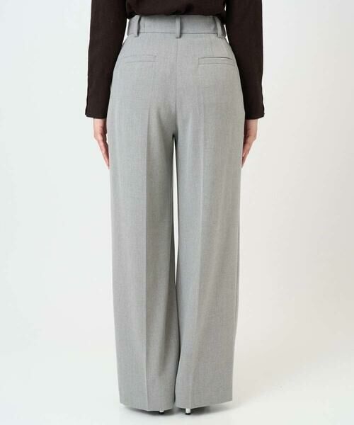 Maison de CINQ / メゾン ドゥ サンク チノ・ワークパンツ | 【小さいサイズ】ツイード調両面起毛ワイドパンツ/洗える | 詳細7