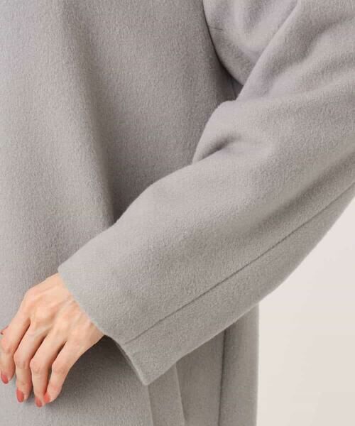 Maison de CINQ / メゾン ドゥ サンク その他アウター | 【小さいサイズ】SUPER100sウール フーデットミドルコート | 詳細15