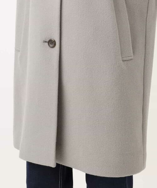 Maison de CINQ / メゾン ドゥ サンク その他アウター | 【小さいサイズ】SUPER100sウール フーデットミドルコート | 詳細17