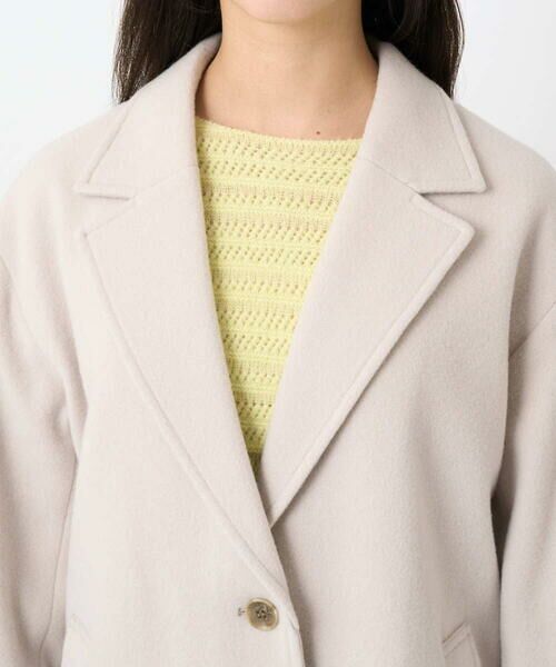 Maison de CINQ / メゾン ドゥ サンク その他アウター | 【小さいサイズ】エアリアルウール チェスターコート | 詳細13