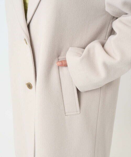 Maison de CINQ / メゾン ドゥ サンク その他アウター | 【小さいサイズ】エアリアルウール チェスターコート | 詳細15