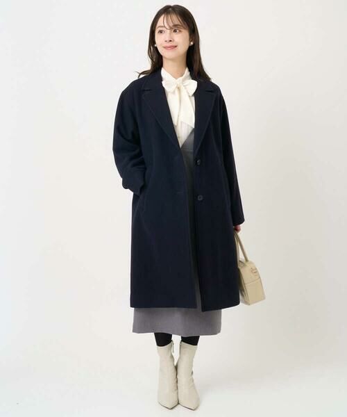 Maison de CINQ / メゾン ドゥ サンク その他アウター | 【小さいサイズ】エアリアルウール チェスターコート | 詳細22