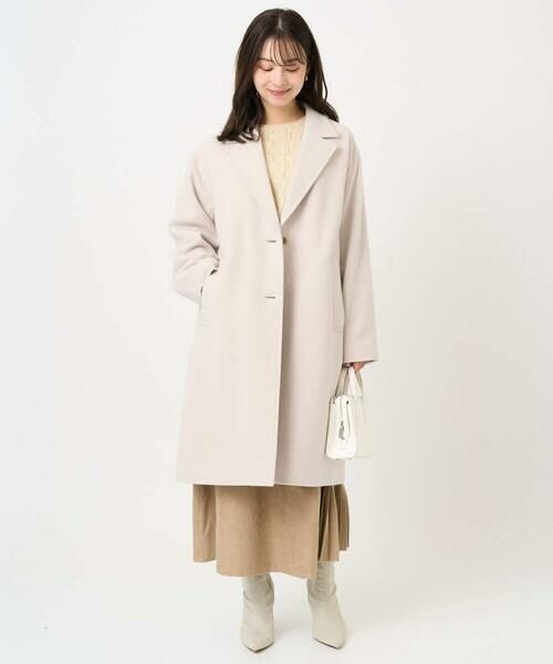 Maison de CINQ / メゾン ドゥ サンク その他アウター | 【小さいサイズ】エアリアルウール チェスターコート | 詳細24