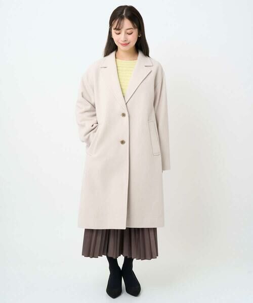 Maison de CINQ / メゾン ドゥ サンク その他アウター | 【小さいサイズ】エアリアルウール チェスターコート | 詳細26