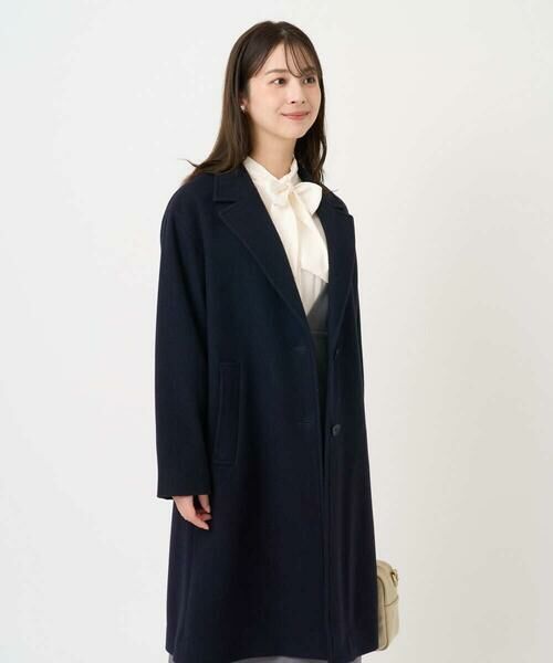 Maison de CINQ / メゾン ドゥ サンク その他アウター | 【小さいサイズ】エアリアルウール チェスターコート | 詳細3