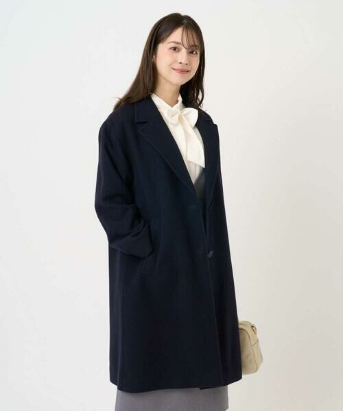 Maison de CINQ / メゾン ドゥ サンク その他アウター | 【小さいサイズ】エアリアルウール チェスターコート | 詳細5