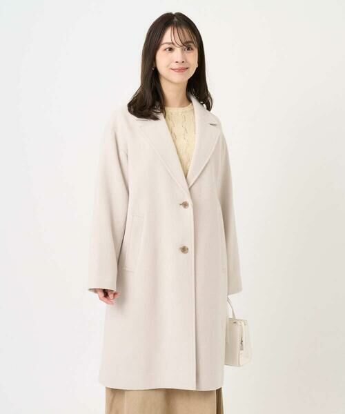 Maison de CINQ / メゾン ドゥ サンク その他アウター | 【小さいサイズ】エアリアルウール チェスターコート | 詳細8