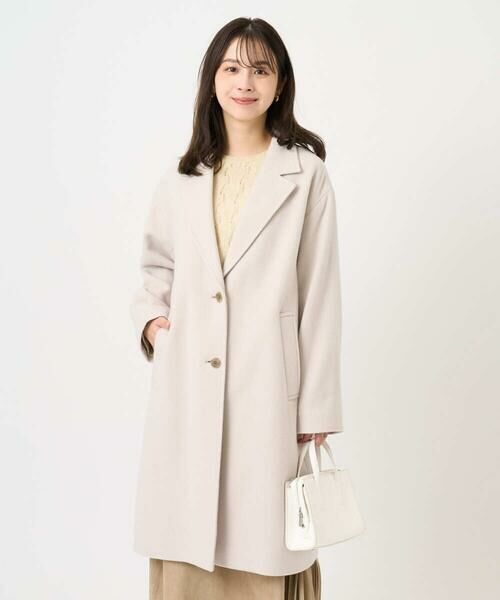 Maison de CINQ / メゾン ドゥ サンク その他アウター | 【小さいサイズ】エアリアルウール チェスターコート | 詳細9