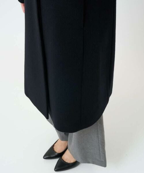 Maison de CINQ / メゾン ドゥ サンク その他アウター | 【小さいサイズ】SUPER100sウール スタンドカラーロングコート | 詳細13