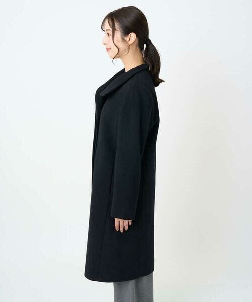 Maison de CINQ / メゾン ドゥ サンク その他アウター | 【小さいサイズ】SUPER100sウール スタンドカラーロングコート | 詳細8